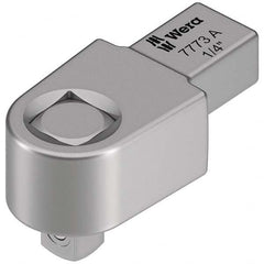 Wera - Torque Wrench Interchangeable Heads Head Type: Square NonRatcheting Size (Inch): 1/4 - Exact Tooling