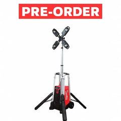 Milwaukee Tool - Portable Work Lights Portable Type: Floor Lamp Type: LED - Exact Tooling
