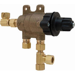 Chicago Faucets - Water Mixing Valves & Units; Pipe Size: 3/8 (Inch); Material: Brass ; End Connections: Compression - Exact Tooling