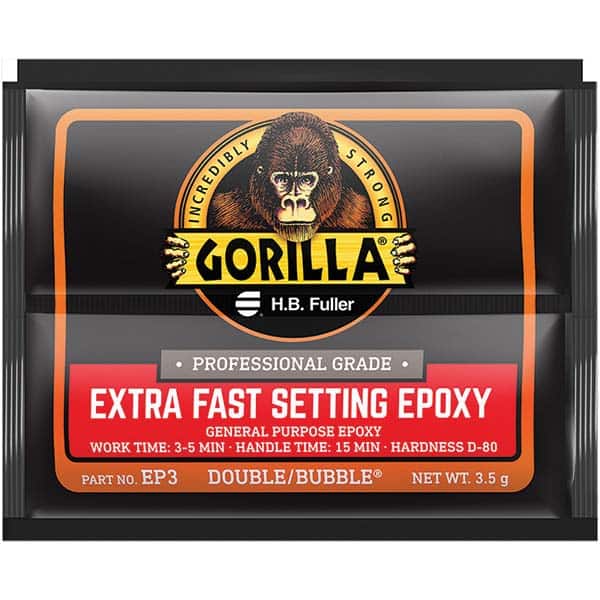 GorillaPro - Smaller than 1 oz. Foil Pack Extra Fast Setting Epoxy - Exact Tooling