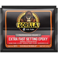GorillaPro - Smaller than 1 oz. Foil Pack Extra Fast Setting Epoxy - Exact Tooling