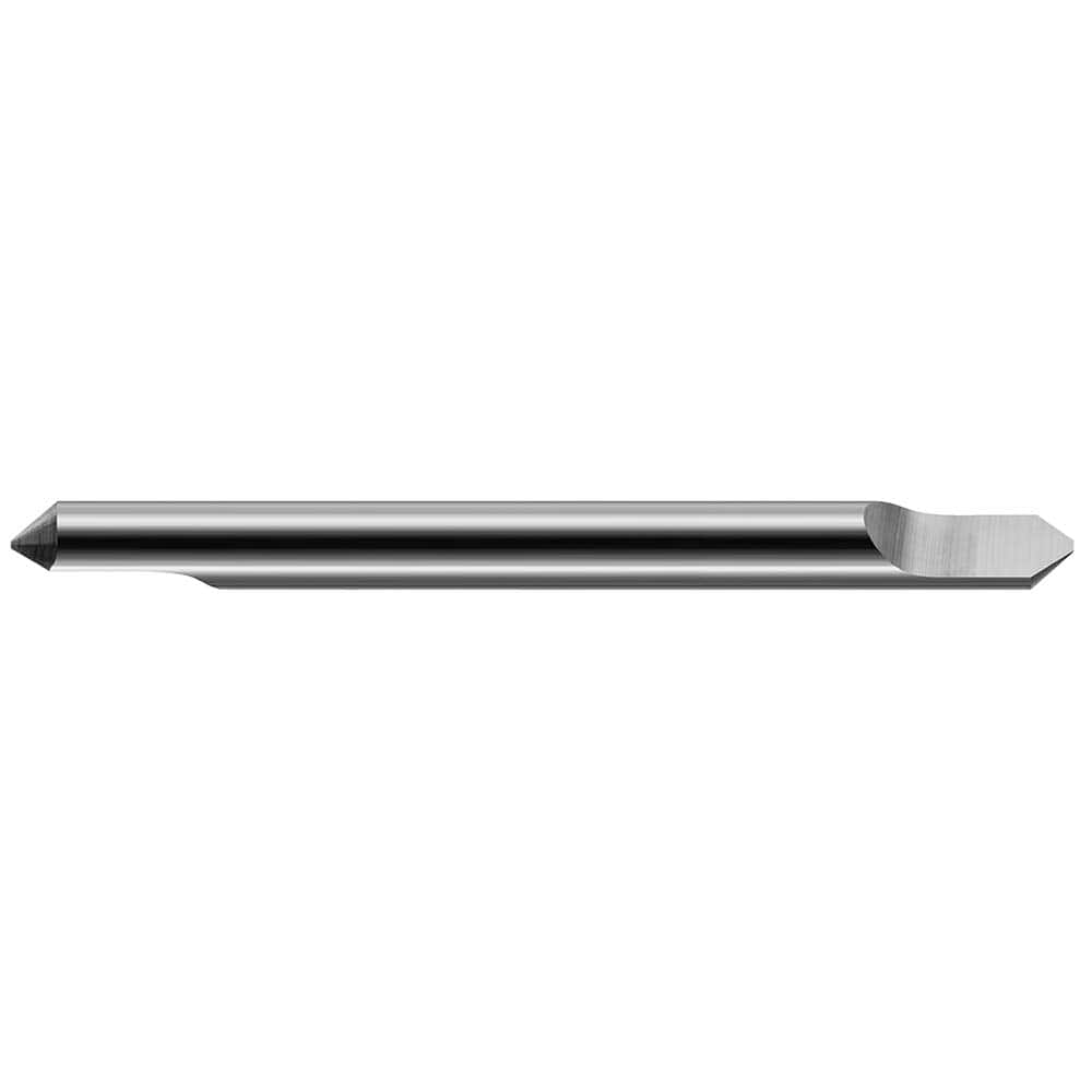 Harvey Tool - 90° 1/8" Diam 2" OAL Tipped Off Engraving Cutters - Exact Tooling