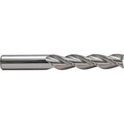 1/2x1/2x1-1/2x4 3 Flute Tuff Cut® X-AL End Mill-Uncoated - Exact Tooling