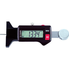 Mahr - Electronic Depth Gages; Minimum Measurement (mm): 0 ; Minimum Measurement (Decimal Inch): 0 ; Maximum Measurement (Decimal Inch): 1 ; Maximum Measurement (mm): 25 ; Resolution (mm): 0.01 ; Resolution (Decimal Inch): 0.0005 - Exact Tooling