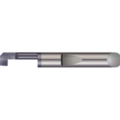Micro 100 - Boring Bars; Minimum Bore Diameter (Decimal Inch): 0.3000 ; Maximum Bore Depth (Decimal Inch): 0.5000 ; Maximum Bore Depth (Inch): 1/2 ; Material: Solid Carbide ; Boring Bar Type: Back Boring ; Shank Diameter (Decimal Inch): 0.3125 - Exact Tooling