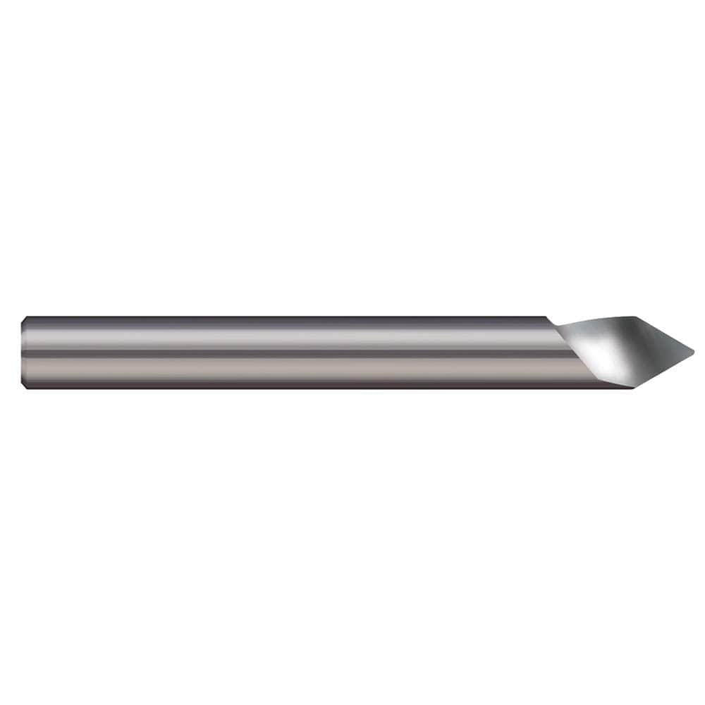 Harvey Tool - 60° 1/8" Diam 1-1/2" OAL Tipped Off Engraving Cutters - Exact Tooling