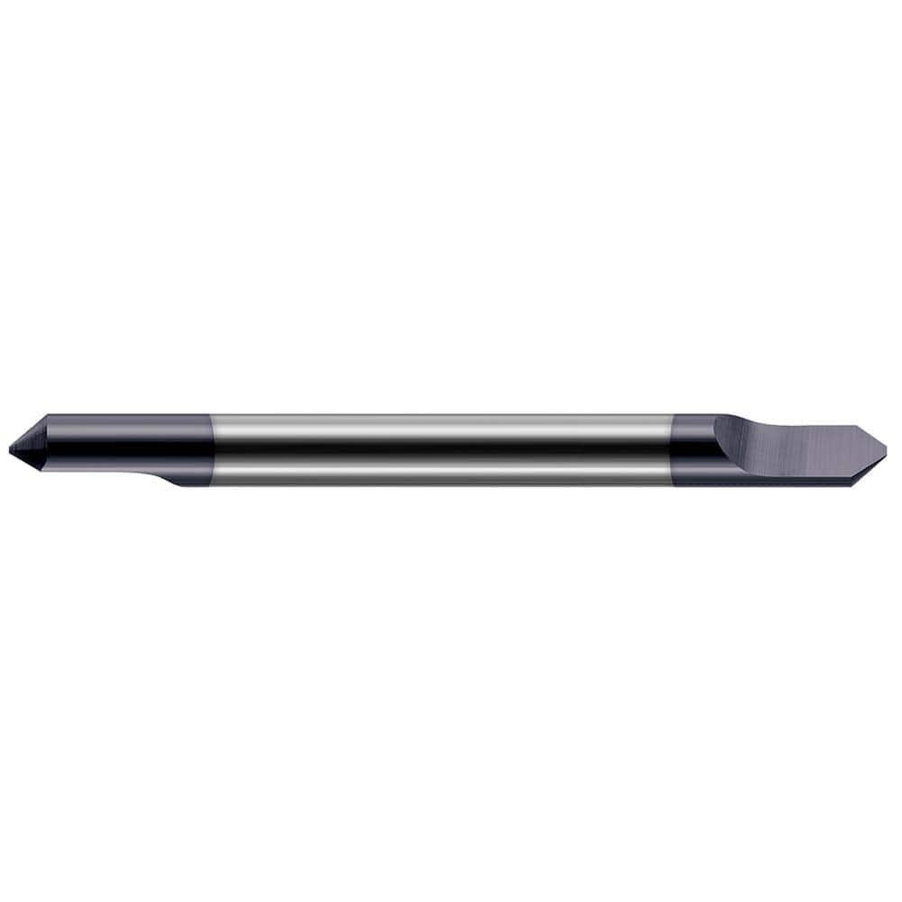 Harvey Tool - 90° 1/4" Diam 2-1/2" OAL Tipped Off Engraving Cutters - Exact Tooling