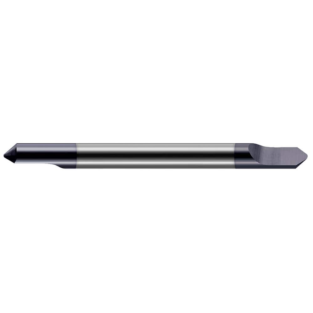 Harvey Tool - 60° 1/4" Diam 2-1/2" OAL Tip Radius Engraving Cutters - Exact Tooling