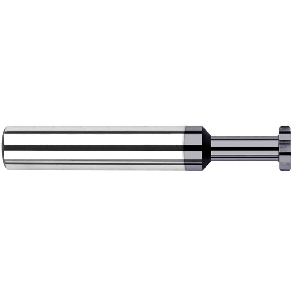 Harvey Tool - 3/16" Cut Diam, 0.5mm Cut Width, 3/16" Shank, Straight-Tooth Woodruff Keyseat Cutter - Exact Tooling