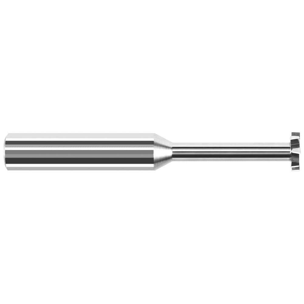 Harvey Tool - 1/8" Cut Diam, 1/16" Cut Width, 1/8" Shank, Staggered-Tooth Woodruff Keyseat Cutter - Exact Tooling