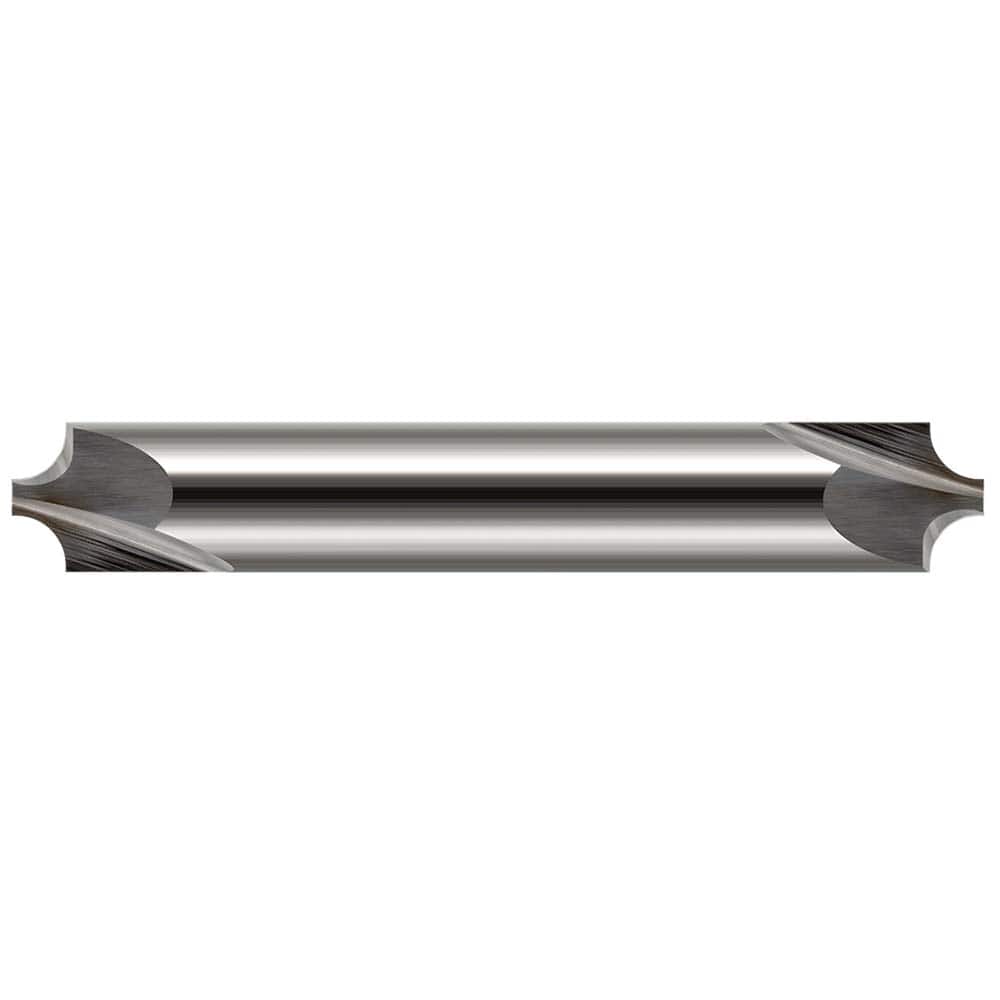Harvey Tool - 3/8" Radius, 1" Diam, 2 Flute Solid Carbide Corner Rounding End Mill - Exact Tooling