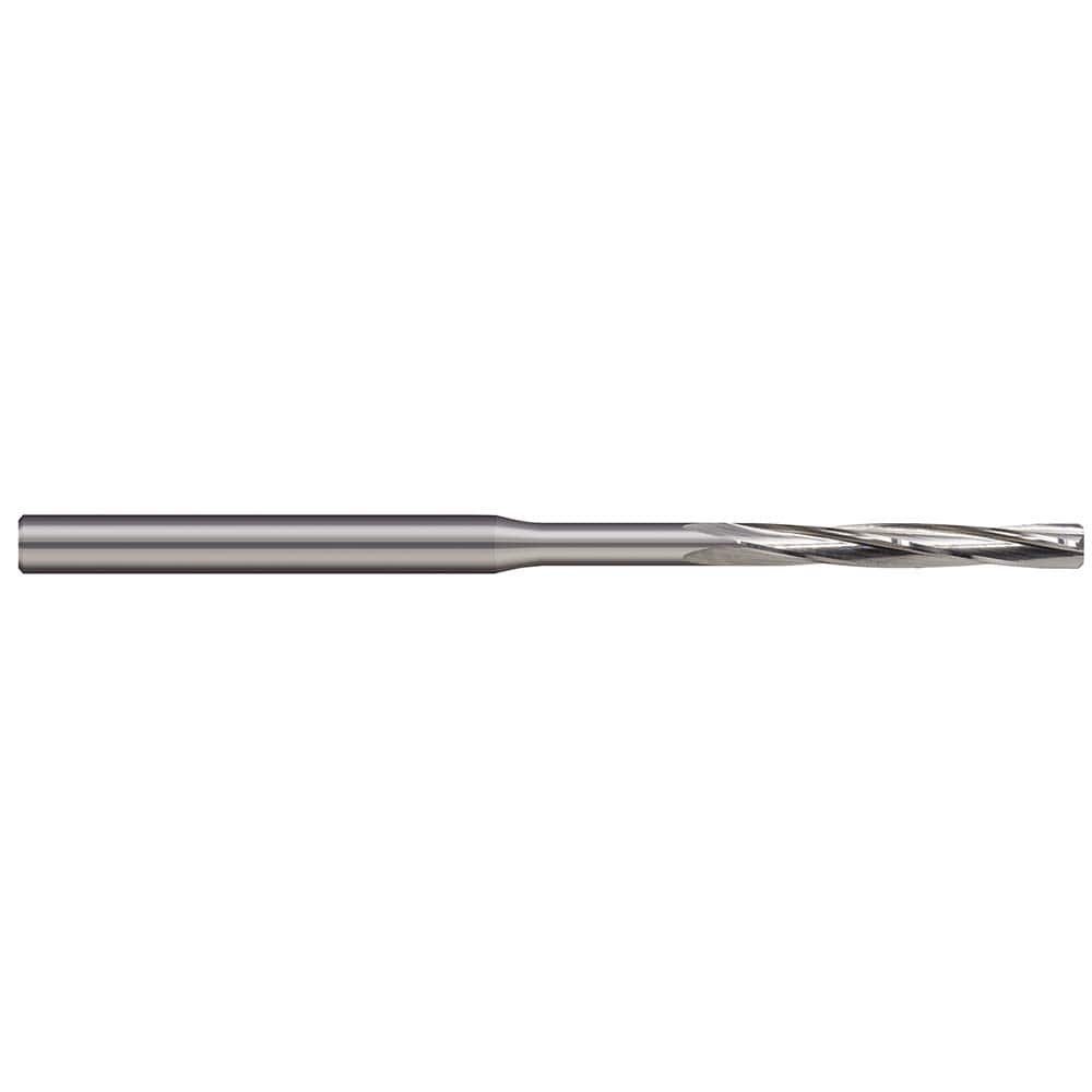 Harvey Tool - #60 4-Flute Straight Shank Helical Flute Solid Carbide Chucking Reamer - Exact Tooling