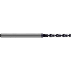 Harvey Tool - 1mm, 140° Point, Solid Carbide Micro Drill Bit - Exact Tooling