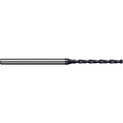 Harvey Tool - 1mm, 140° Point, Solid Carbide Micro Drill Bit - Exact Tooling