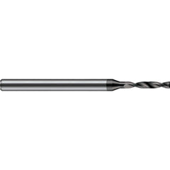 Harvey Tool - #40, 180° Point, Solid Carbide Micro Drill Bit - Exact Tooling
