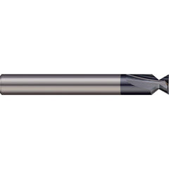 Harvey Tool - 4° 3/8" Cut Diam, 3/4" Cut Width, Solid Carbide Dovetail Cutter - Exact Tooling