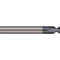 Harvey Tool - 50° 0.495" Cut Diam, 1/4" Cut Width, Solid Carbide Dovetail Cutter - Exact Tooling