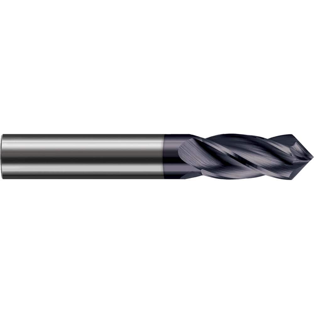 Harvey Tool - Drill Mills; Material: Solid Carbide ; Mill Diameter (Inch): 1/8 ; Mill Diameter (Decimal Inch): 0.1250 ; Shank Diameter (Inch): 1/8 ; Shank Diameter (Decimal Inch): 0.1250 ; Length of Cut (Inch): 1/2 - Exact Tooling