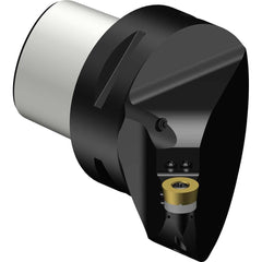 Sandvik Coromant - Modular Turning & Profiling Cutting Unit Heads; System Size: C6 ; Series Name: CoroTurn 107 ; Cutting Direction: Left Hand ; Head Length/Projection (mm): 65.00 ; Insert Style: RCMT ; Internal or External: Internal - Exact Tooling