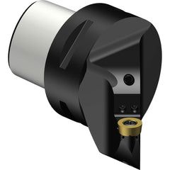 Sandvik Coromant - Modular Turning & Profiling Cutting Unit Heads; System Size: C5 ; Series Name: CoroTurn 107 ; Cutting Direction: Left Hand ; Head Length/Projection (mm): 60.00 ; Insert Style: RCMT ; Internal or External: Internal - Exact Tooling