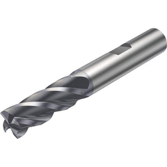 Sandvik Coromant - Corner Radius & Corner Chamfer End Mills; Mill Diameter (mm): 25.00 ; Mill Diameter (Decimal Inch): 0.9840 ; End Type: Corner Chamfer ; Chamfer Width (mm): 0.250 ; Number of Flutes: 4 ; Material: Solid Carbide - Exact Tooling