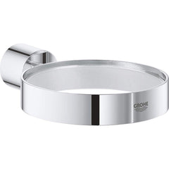 Grohe - Washroom Shelves, Soap Dishes & Towel Holders; Type: Soap Dish Holder ; Material: Metal ; Length (Inch): 6-1/8 ; Width (Inch): 1-3/8 ; Depth (Inch): 6.14 ; Finish/Coating: Chrome - Exact Tooling