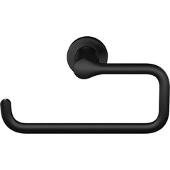 American Standard - Washroom Shelves, Soap Dishes & Towel Holders; Type: Towel Ring ; Material: Metal ; Length (Inch): 7-3/4 ; Width (Inch): 2 ; Depth (Inch): 2.1875 ; Finish/Coating: Matte Black - Exact Tooling