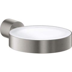 Grohe - Washroom Shelves, Soap Dishes & Towel Holders; Type: Soap Dish ; Material: Glass ; Length (Inch): 3.9370 ; Width (Inch): 0.5 ; Depth (Inch): 4.13 ; Finish/Coating: Gloss - Exact Tooling