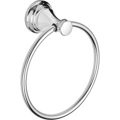 American Standard - Washroom Shelves, Soap Dishes & Towel Holders; Type: Towel Ring ; Material: Metal ; Length (Inch): 8-1/4 ; Width (Inch): 8-1/4 ; Depth (Inch): 2.875 ; Finish/Coating: Polished Chrome - Exact Tooling