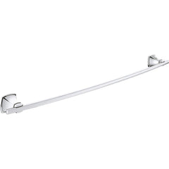 Grohe - Washroom Shelves, Soap Dishes & Towel Holders; Type: Towel Bar ; Material: Metal ; Length (Inch): 26-1/4 ; Width (Inch): 1.8 ; Depth (Inch): 2.95 ; Finish/Coating: Chrome - Exact Tooling