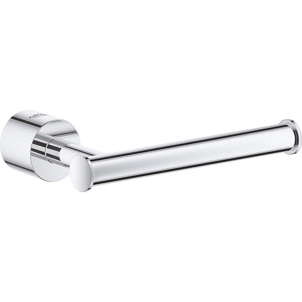 Grohe - Washroom Shelves, Soap Dishes & Towel Holders; Type: Toilet Paper Holder with Cover ; Material: Metal ; Length (Inch): 5.9055 ; Width (Inch): 1.5 ; Depth (Inch): 3.54 ; Finish/Coating: Chrome - Exact Tooling