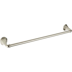 American Standard - Washroom Shelves, Soap Dishes & Towel Holders; Type: Towel Bar ; Material: Metal ; Length (Inch): 18 ; Width (Inch): 2-3/16 ; Depth (Inch): 3.875 ; Finish/Coating: Brushed; Nickel - Exact Tooling
