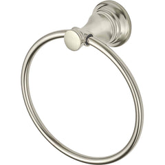 American Standard - Washroom Shelves, Soap Dishes & Towel Holders; Type: Towel Ring ; Material: Metal ; Length (Inch): 7 ; Width (Inch): 7 ; Depth (Inch): 2.875 ; Finish/Coating: Brushed; Nickel - Exact Tooling