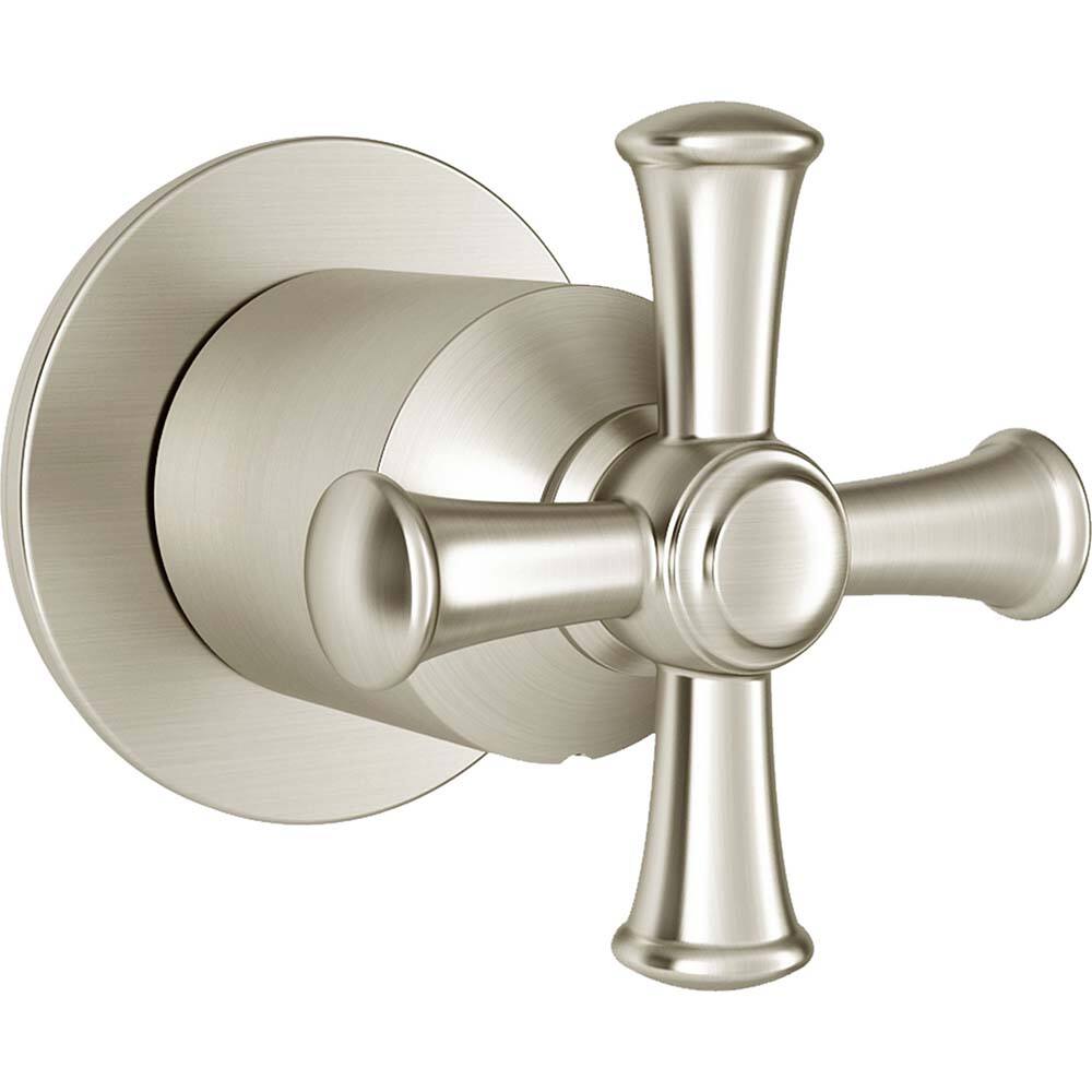 American Standard - Tub & Shower Faucets; Type: Valve Only Trim kit ; Style: Delancey ; Design: 2-Way; 3-Way ; Material: Brass ; Handle Type: Cross ; Handle Material: Metal - Exact Tooling