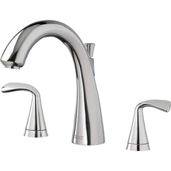 American Standard - Tub & Shower Faucets; Type: Tub faucet ; Style: Fluent ; Design: Ceramic Mixing Cartridge ; Material: Brass ; Handle Type: Lever ; Handle Material: Metal - Exact Tooling
