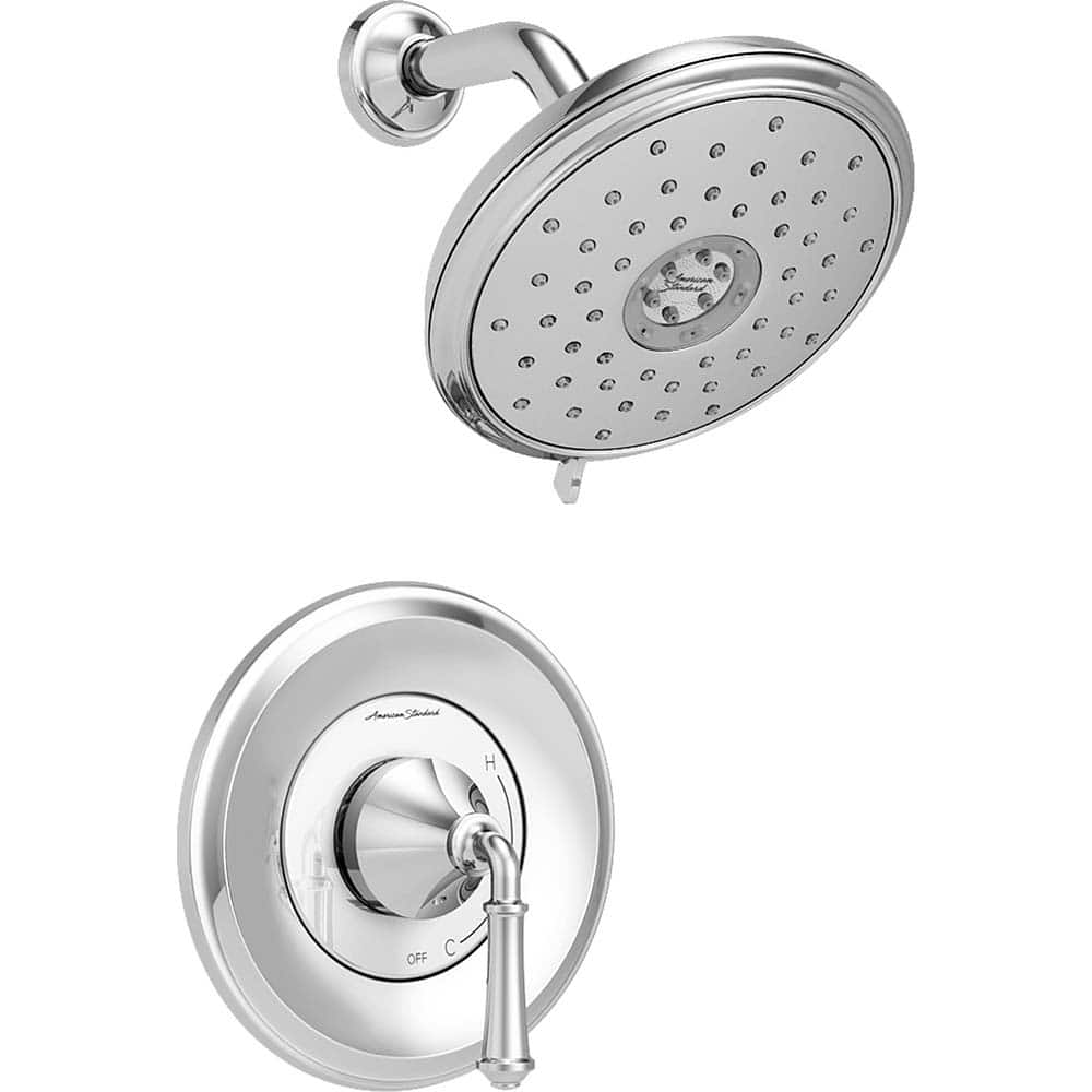 American Standard - Tub & Shower Faucets; Type: Shower trim only ; Style: Delancey ; Design: Ceramic Mixing Cartridge ; Material: Metal ; Handle Type: Lever ; Handle Material: Metal - Exact Tooling