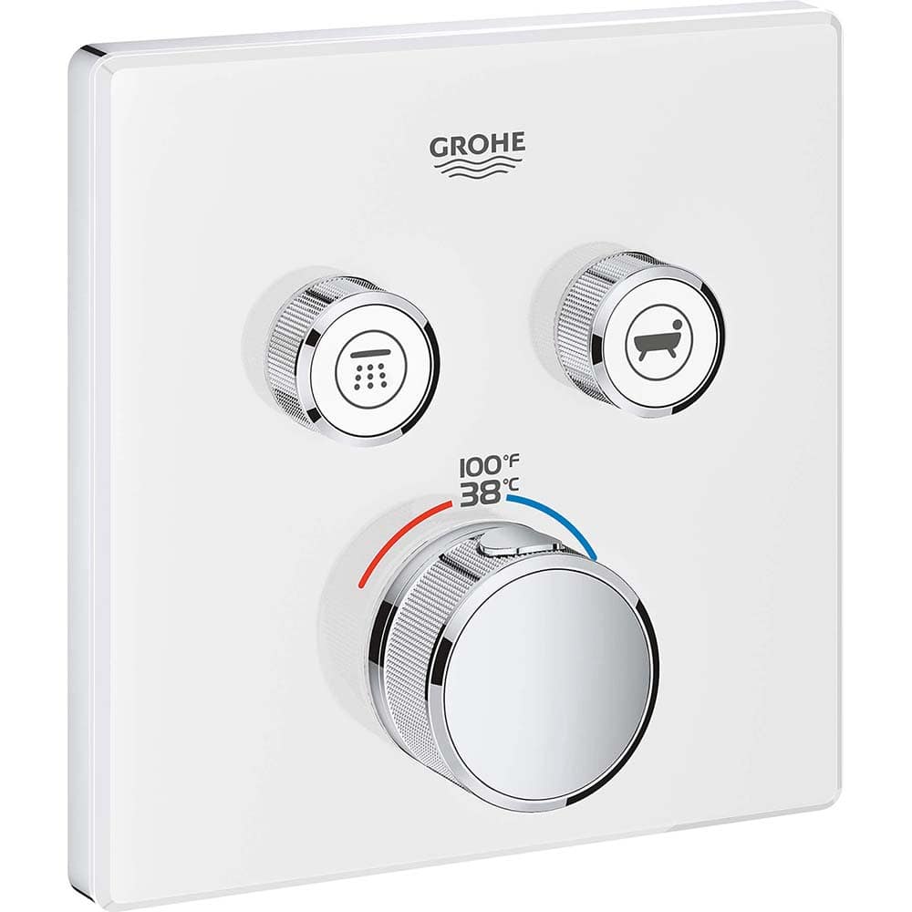 Grohe - Tub & Shower Faucets; Type: Valve Only Trim kit ; Style: Grohtherm Smartcontrol ; Design: Check Valve ; Material: Metal ; Handle Type: Knob ; Handle Material: Metal - Exact Tooling