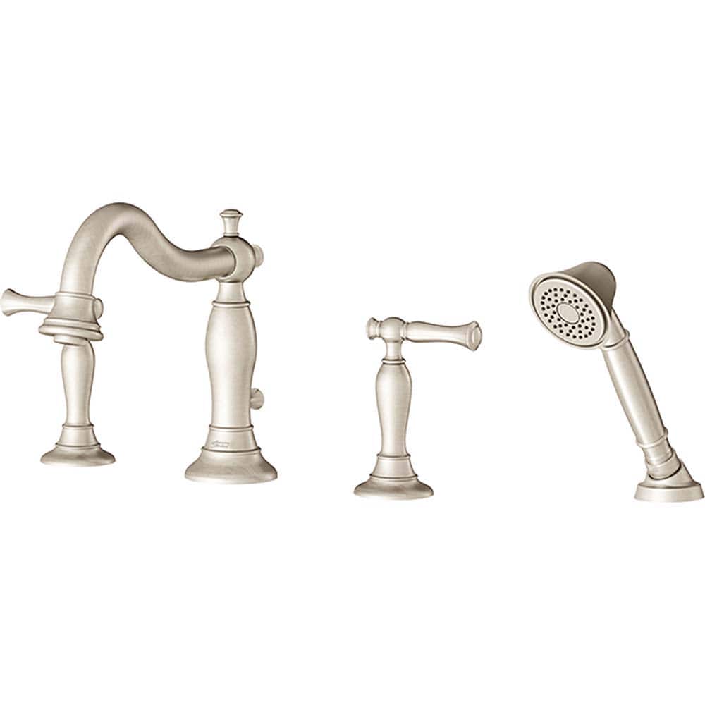 American Standard - Tub & Shower Faucets; Type: Tub Faucet with personal shower ; Style: Quentin ; Design: Ceramic Mixing Cartridge ; Material: Brass ; Handle Type: Lever ; Handle Material: Metal - Exact Tooling