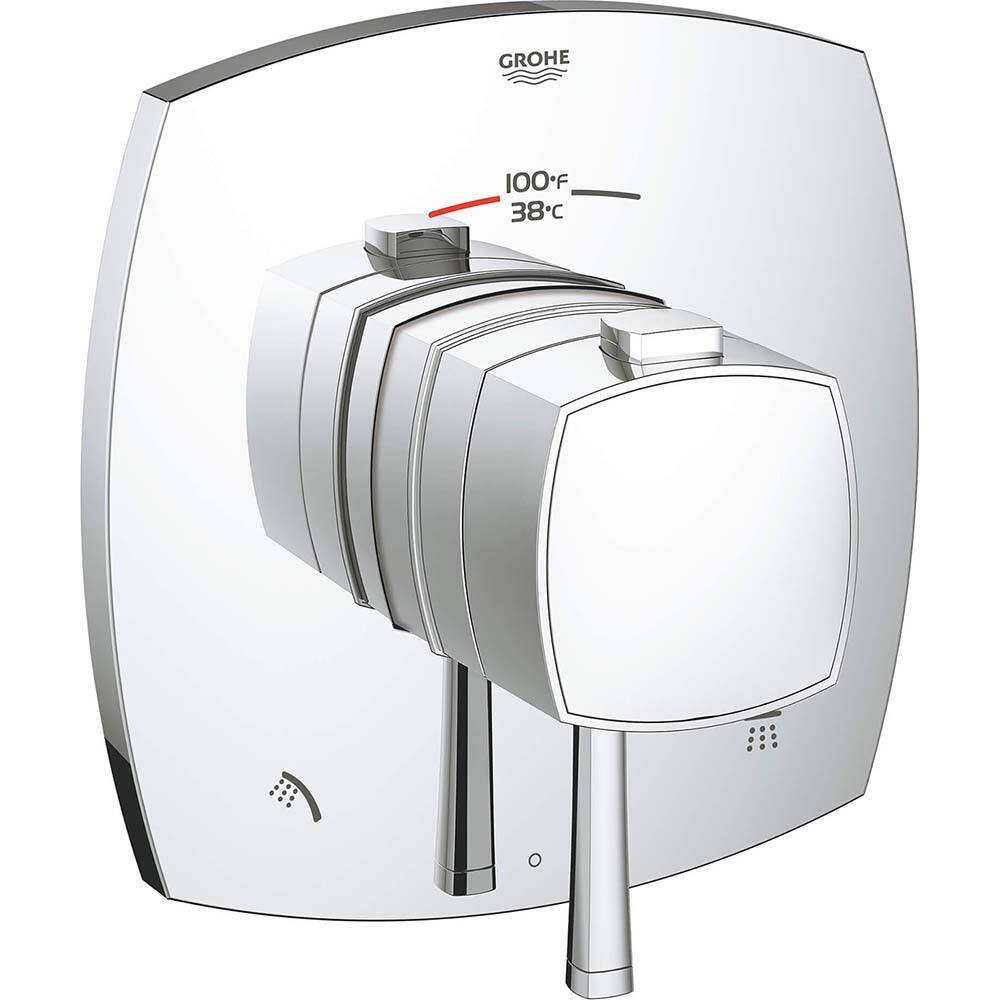 Grohe - Tub & Shower Faucets; Type: Valve Only Trim kit ; Style: Grandera ; Design: 2-Way ; Material: Metal ; Handle Type: Lever ; Handle Material: Metal - Exact Tooling
