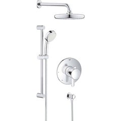 Grohe - Tub & Shower Faucets; Type: Shower System ; Style: Europlus ; Design: Check Valve ; Material: Metal ; Handle Type: Lever ; Handle Material: Metal - Exact Tooling