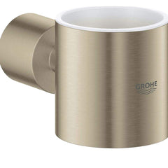 Grohe - Washroom Shelves, Soap Dishes & Towel Holders; Type: Soap Dish/Soap Dispenser Holder ; Material: Metal ; Length (Inch): 20-1/8 ; Width (Inch): 1.2 ; Depth (Inch): 4.01 ; Finish/Coating: Brushed; Nickel - Exact Tooling