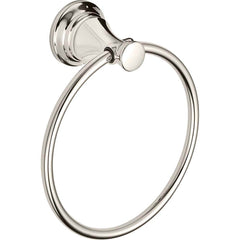 American Standard - Washroom Shelves, Soap Dishes & Towel Holders; Type: Towel Ring ; Material: Metal ; Length (Inch): 7 ; Width (Inch): 7 ; Depth (Inch): 2.875 ; Finish/Coating: Polished Nickel - Exact Tooling