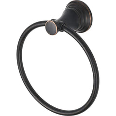 American Standard - Washroom Shelves, Soap Dishes & Towel Holders; Type: Towel Ring ; Material: Metal ; Length (Inch): 7 ; Width (Inch): 7 ; Depth (Inch): 2.875 ; Finish/Coating: Bronze - Exact Tooling