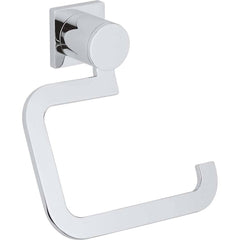 Grohe - Washroom Shelves, Soap Dishes & Towel Holders; Type: Toilet Paper Holder ; Material: Metal ; Length (Inch): 6-1/8 ; Width (Inch): 6-1/8 ; Depth (Inch): 3.58 ; Finish/Coating: Chrome - Exact Tooling