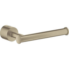 Grohe - Washroom Shelves, Soap Dishes & Towel Holders; Type: Toilet Paper Holder ; Material: Metal ; Length (Inch): 5.9055 ; Width (Inch): 1.5 ; Depth (Inch): 3.54 ; Finish/Coating: Brushed; Nickel - Exact Tooling
