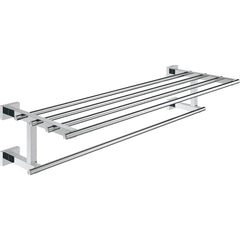 Grohe - Washroom Shelves, Soap Dishes & Towel Holders; Type: Multi-towel rack ; Material: Metal ; Length (Inch): 22 ; Width (Inch): 3-7/8 ; Depth (Inch): 8.26772 ; Finish/Coating: Chrome - Exact Tooling