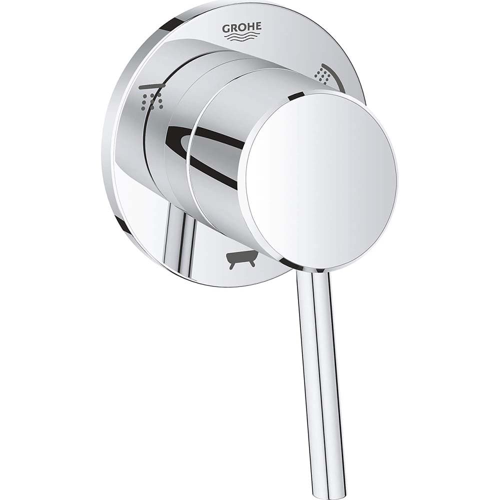 Grohe - Tub & Shower Faucets; Type: Valve Only Trim kit ; Style: Concetto ; Design: 3-Way ; Material: Metal ; Handle Type: Lever ; Handle Material: Metal - Exact Tooling