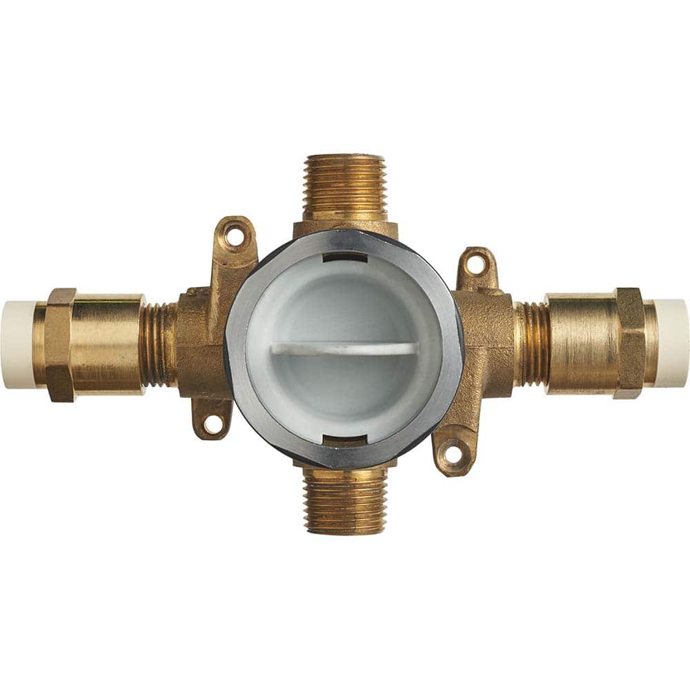 American Standard - Tub & Shower Faucets; Type: Rough-in valve ; Style: Not applicable ; Design: Check Valve ; Material: Brass ; Handle Type: No Handle ; Handle Material: Non-Metallic - Exact Tooling