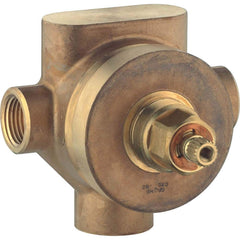 Grohe - Tub & Shower Faucets; Type: Rough-in valve ; Style: Non Rapido ; Design: 2-Way ; Material: Brass ; Handle Type: No handle ; Handle Material: Non-Metallic - Exact Tooling