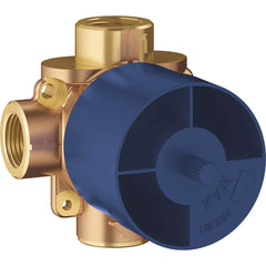 Grohe - Tub & Shower Faucets; Type: Rough-in valve ; Style: Non Rapido ; Design: 3-Way ; Material: Brass ; Handle Type: No handle ; Handle Material: Non-Metallic - Exact Tooling